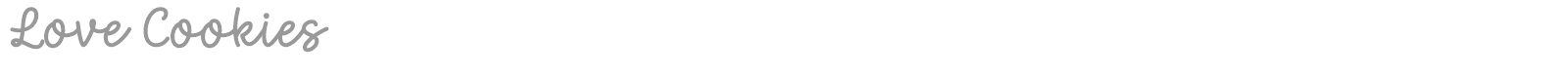 Love Cookies font preview
